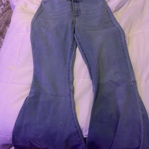 Free People Flare Jeans Size 28 Light Wash